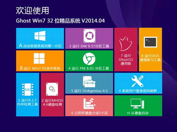 Ghost Win7 x32位精品装机系统v2014.04 集成IE11与万能驱动6.0版，高效计算机系统集成服务指南